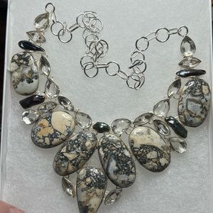 Beautiful Brecciated Mookaite Necklace!